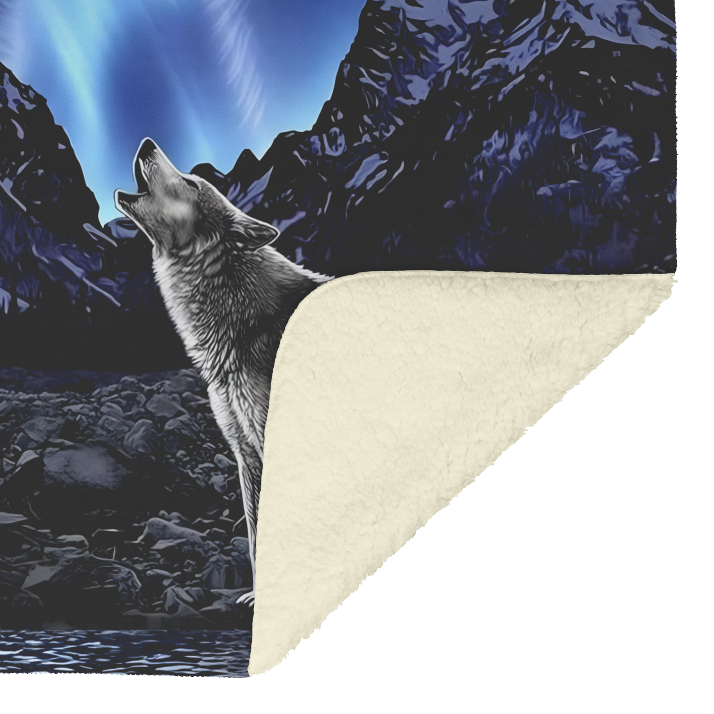 Howling_Wolf_Call_of_the_wild_Super_Soft_V_Blanket_Sherpa_Mockup.png