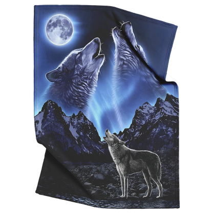 Howling_Wolf_Call_of_the_wild_Super_Soft_V_Blanket_Top_Bottom_Folds_Mockup.png