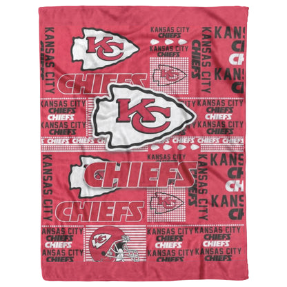 Kansas City Chiefs Ultra Soft Mink Touch Plush Fleece Blanket Football Fans Gift_50 x60
