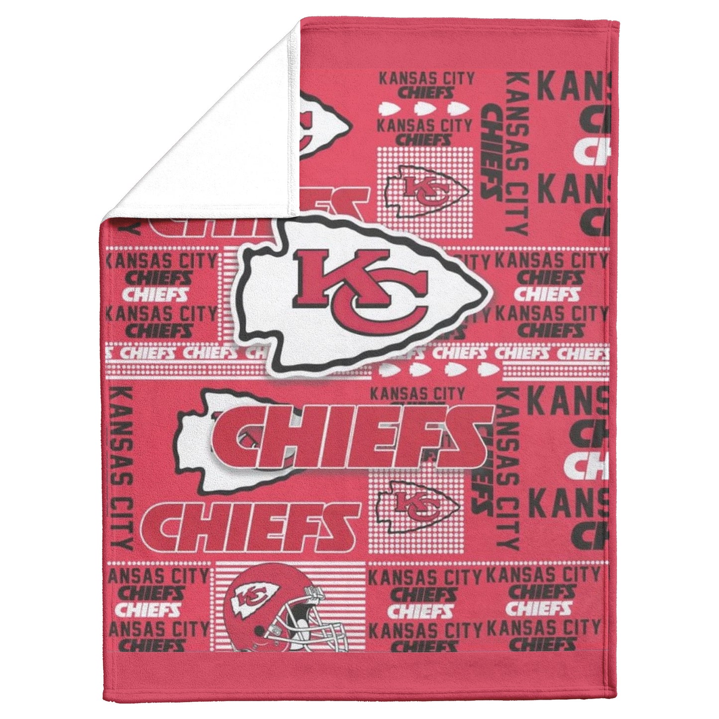 Kansas City Chiefs Ultra Soft Mink Touch Plush Fleece Blanket Football Fans Gift_50 x60