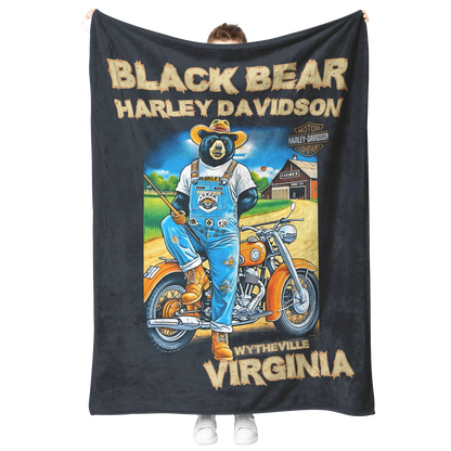 Perfect_Gift_for_Bikers_Harley_Davidson__V_Blanket_Model_Mockup.png