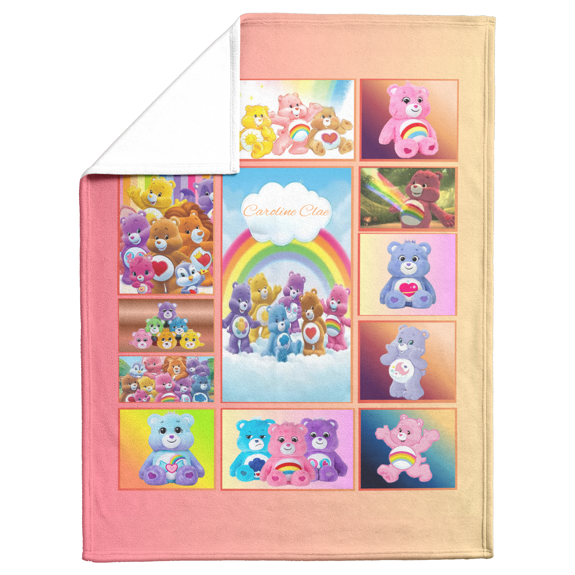 Personalized_Care_Bears_Blanket_50_60_V_Blanket_Fold_Mockup.png