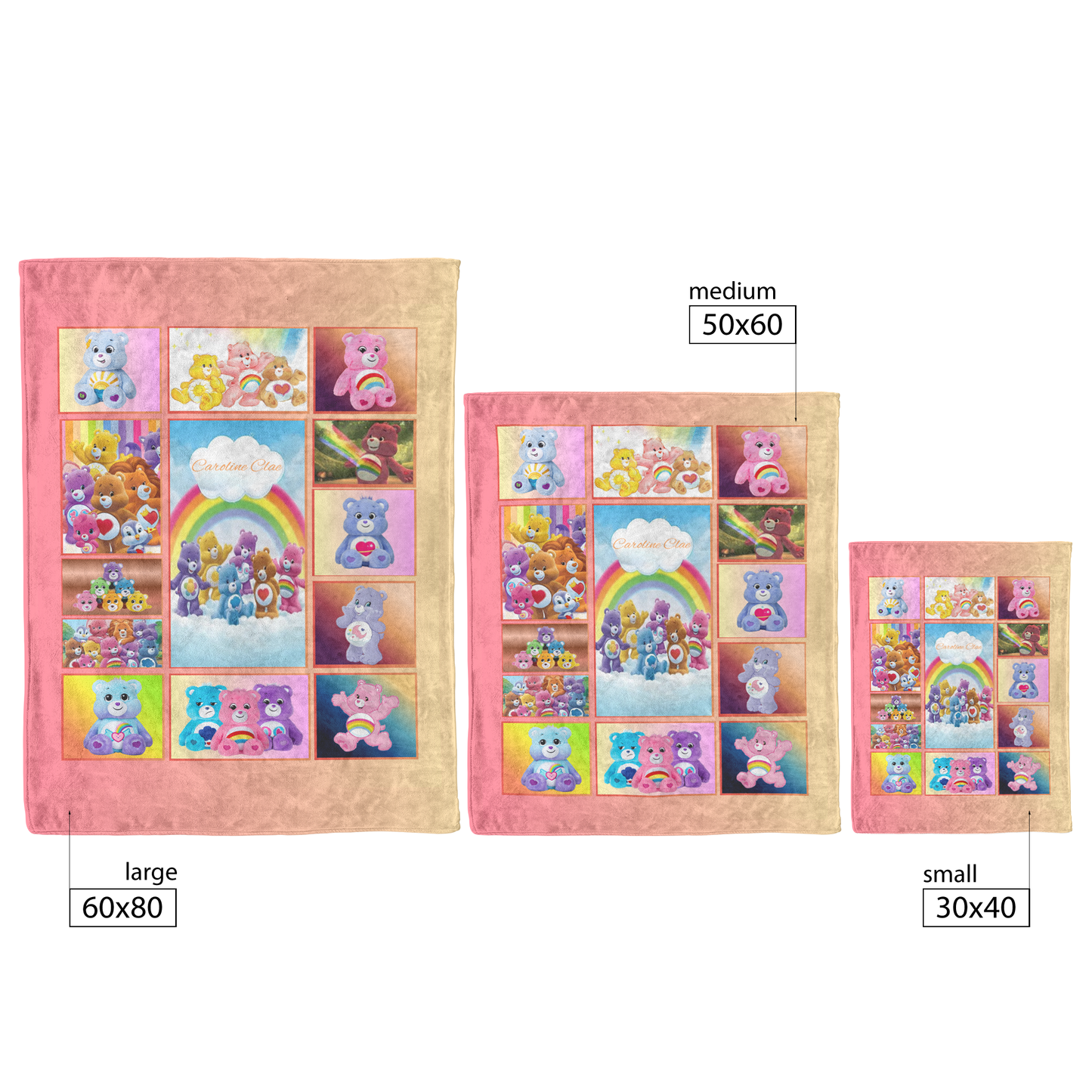 Personalized_Care_Bears_Blanket_50_60_V_Blanket_Size_Options_Mockup.png