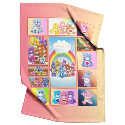 Personalized_Care_Bears_Blanket_50_60_V_Blanket_Top_Bottom_Folds_Mockup.png
