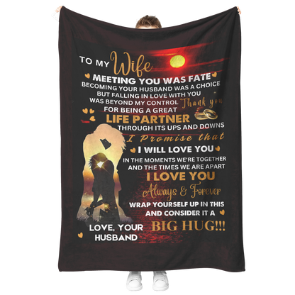 Romantic_To_My_Wife_Blanket_gift_from_Hu_V_Blanket_Model_Mockup.png