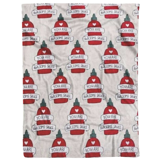 Romantic You are Awesome sauce Throw Blanket