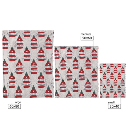 Romantic You are Awesome sauce Throw Blanket