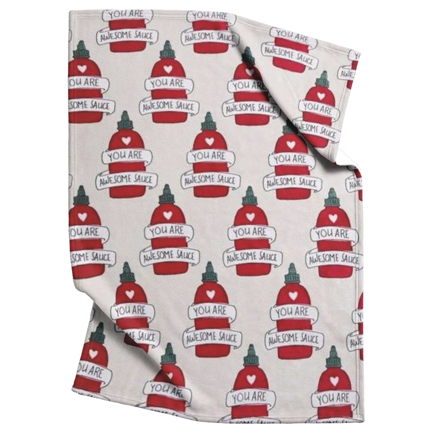 Romantic You are Awesome sauce Throw Blanket
