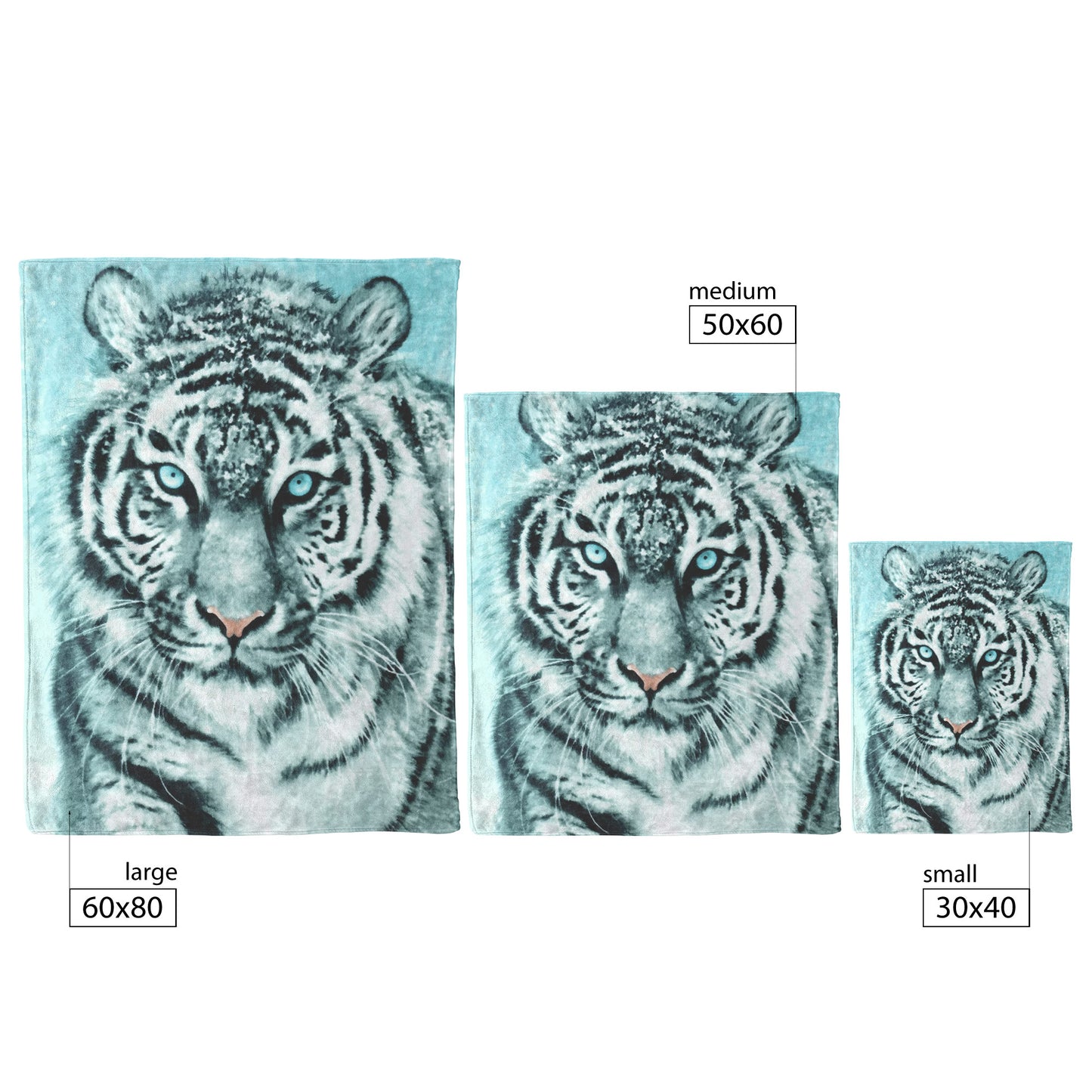 Untamed Frontier Tiger Throw Blanket