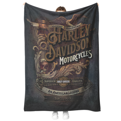 VTG_Rustic_Harley_Davidson_Blanket_Gift__V_Blanket_Model_Mockup.png