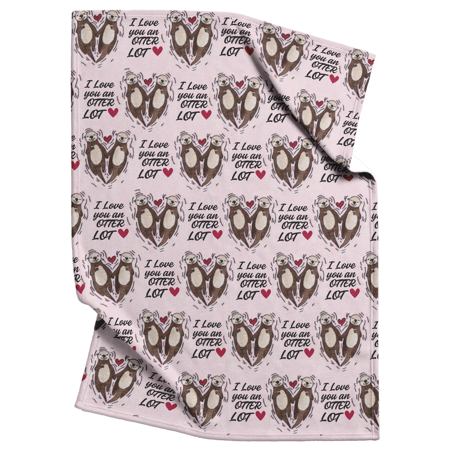 Valentines_Day_Blanket_I_Love_You_Otter_V_Blanket_Top_Bottom_Folds_Mockup.png