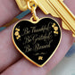 GRAPHIC HEART WITH CURB KEYCHAIN ATTACHMENT | BE THANKFUL BE GRATEFUL BE BLESSED