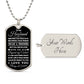 TO MY HUSBAND | DOG TAG NECKLACE | FALLING IN LOVE WITH YOU