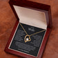 TO MY WIFE | FOREVER LOVE NECKLACE | LOVE MADE US FOREVER TOGETHER