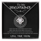 Necklace Gift To My Shieldmaiden, Viking Jewelry For Women, Her, Wife, Soulmate