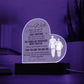 TO MY WIFE | I HAD YOU AND YOU HAD ME | HEART ACYLIC PLAQUE