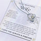 To My Beautifull Wife | Meeting You was Fate | Forever Love Necklace