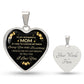 TO MY WONDERFUL MOM | HEART NECKLACE | IF I HAD TO CHOOSE