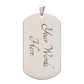 BIKER'S PRAYER | LUXURY MILITARY NECKLACE