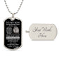 TO MY SON| LUXURY DOG TAG | I LOVE YOU