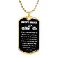 BIKER'S PRAYER | LUXURY DOG TAG | MAY THE ANGELS GUARD MY TRAVELS