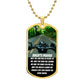 BIKER'S PRAYER | LUXURY MILITARY NECKLACE