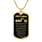 BIKER'S PRAYER | LUXURY DOG TAG | MAY THE SUN RISE