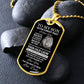 TO MY SON| LUXURY DOG TAG | I LOVE YOU