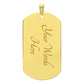 BIKER'S PRAYER | LUXURY MILITARY NECKLACE