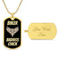 BIKKER BADASS CHICK | LUXURY MILITARY NECKLACE