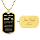 BIKER'S PRAYER | LUXURY DOG TAG | MAY THE SUN RISE