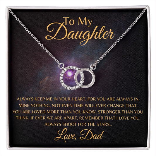 TO MY DAUGHTER | PERFECT PAIR NECKLACE | SHOOT FOR THE STARS