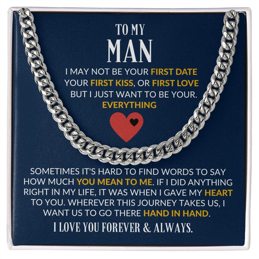 TO MY MAN | CUBAN LINK CHAIN | FIRST LOVE