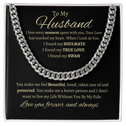 TO MY HUSBAND | CUBAN LINK CHAIN | I DONT WANT TO LIVE WITHOUT YOU BY MY SIDE