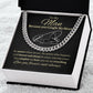 TO MY MAN | CUBAN LINK CHAIN | BECAUSE YOU CAUGHT MY HEART