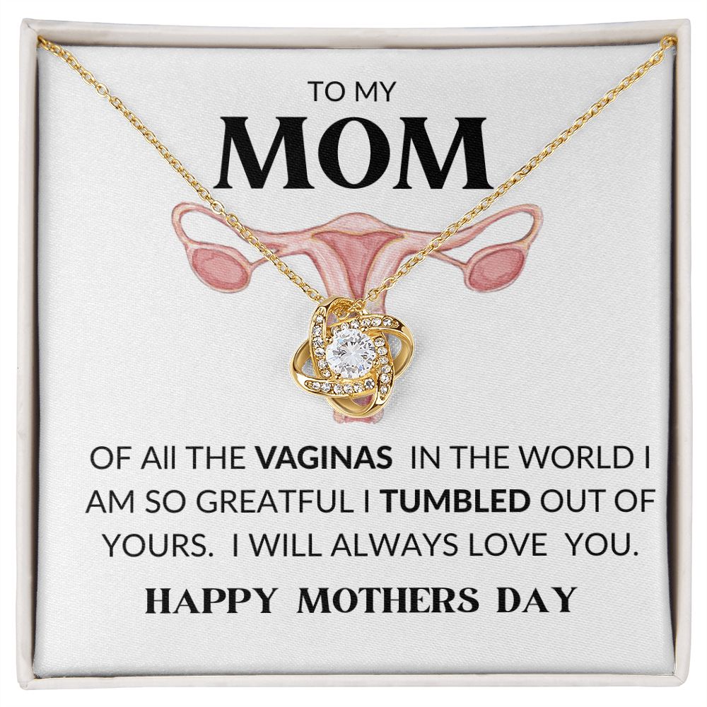 TO MY MOM | LOVE KNOT NECKLACE | AM SO GREATFUL