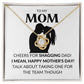 TO MY MOM | LOVE KNOT NECKLACE | CHEERS FOR SHAGGING DAD