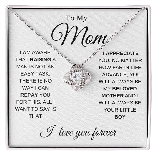 TO MY MOM | LOVE KNOT NECKLACE | I APPRECIATE YOU