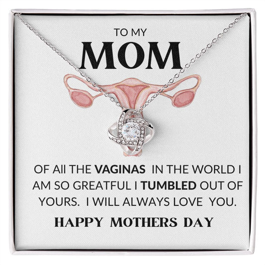 TO MY MOM | LOVE KNOT NECKLACE | AM SO GREATFUL