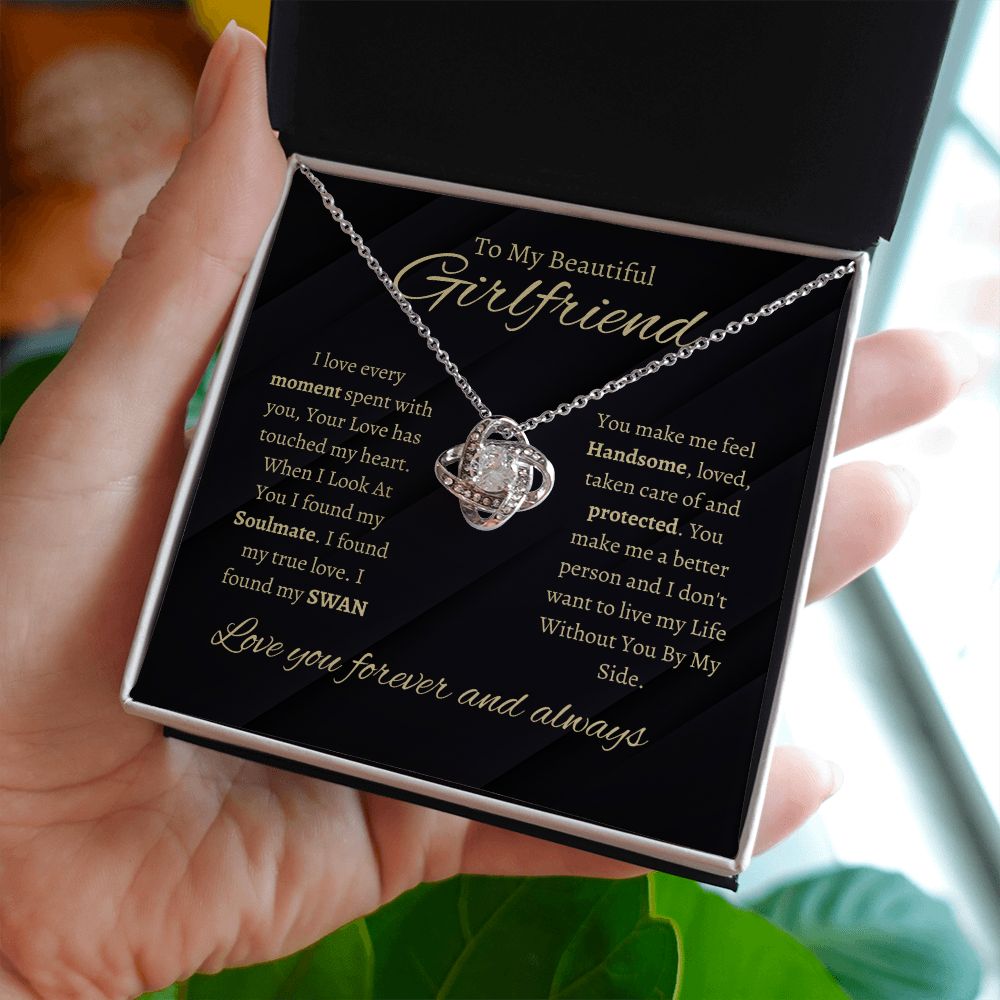 TO MY BEAUTIFULL GIRLFRIEND | LOVE KNOT NECKLACE | I DONT WANT TO LIVE WITHOUT YOU BY MY SIDE