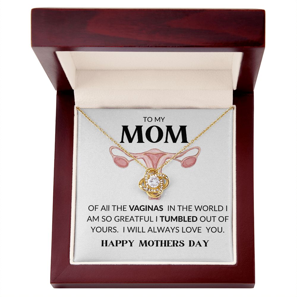 TO MY MOM | LOVE KNOT NECKLACE | AM SO GREATFUL