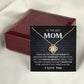 TO THE BEST MOM | LOVE KNOT NECKLACE | WITHOUT YOU THERE IS NO ME