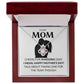 TO MY MOM | LOVE KNOT NECKLACE | CHEERS FOR SHAGGING DAD