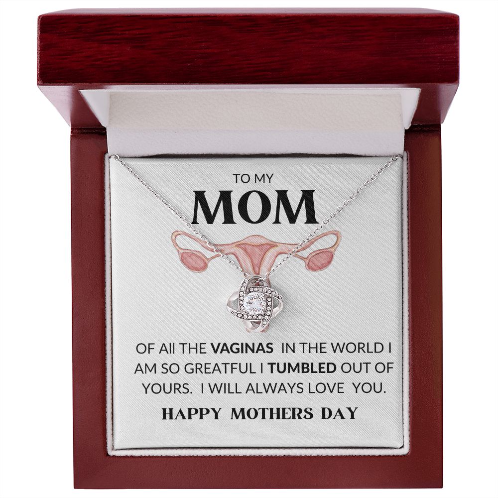 TO MY MOM | LOVE KNOT NECKLACE | AM SO GREATFUL