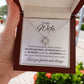 TO MY WIFE | LOVE KNOT NECKLACE |  GROW OLD WITH ME