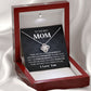 TO THE BEST MOM | LOVE KNOT NECKLACE | WITHOUT YOU THERE IS NO ME