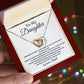 TO MY DAUGHTER | INTERLOCKING HEARTS NECKLACE | MY LAST BREATH