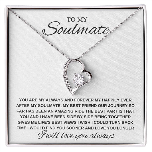TO MY SOULMATE | FOREVER LOVE NECKLACE | YOU ARE MY ALWAYS